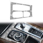 For BMW X5 E70 2008-2013 / X6 E71 2009-2014 Car Gear Panel Diamond Decoration Sticker, Gear Panel, Low Configuration Left Drive, Gear Panel, Low Configuration Right Drive