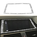 For BMW X5 E70 / X6 E71 2008-2013 Car Navigation Frame Diamond Decoration Sticker, Navigation Frame