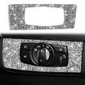 For BMW X5 E70 / X6 E71 2008-2013 Car Headlight Panel Diamond Decoration Sticker, Headlight Panel Right Drive, Headlight Panel Left Drive
