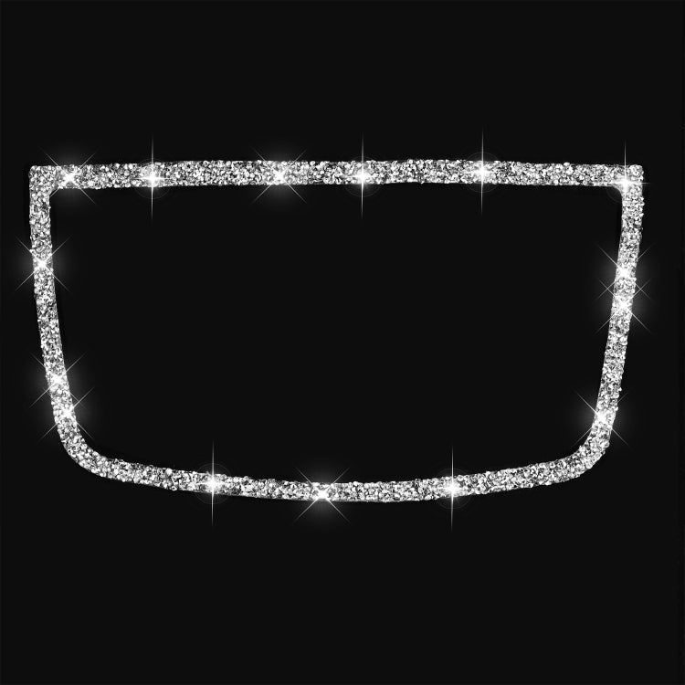 For BMW X5 E70 / X6 E71 2008-2013 Car Dashboard Horn Frame Diamond Decoration Sticker, Dashboard Horn Frame