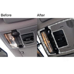 For BMW X5 E70 / X6 E71 2008-2013 2pcs Car Reading Light Diamond Decoration Sticker, Reading Light