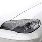 For BMW X5 E70 2010-2012 Car Light Eyebrow Diamond Decoration Sticker, Light Eyebrow