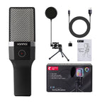 Yanmai X1R E-Sports Gaming Desktop Microphone with RGB Light & Blowout Net, X1R