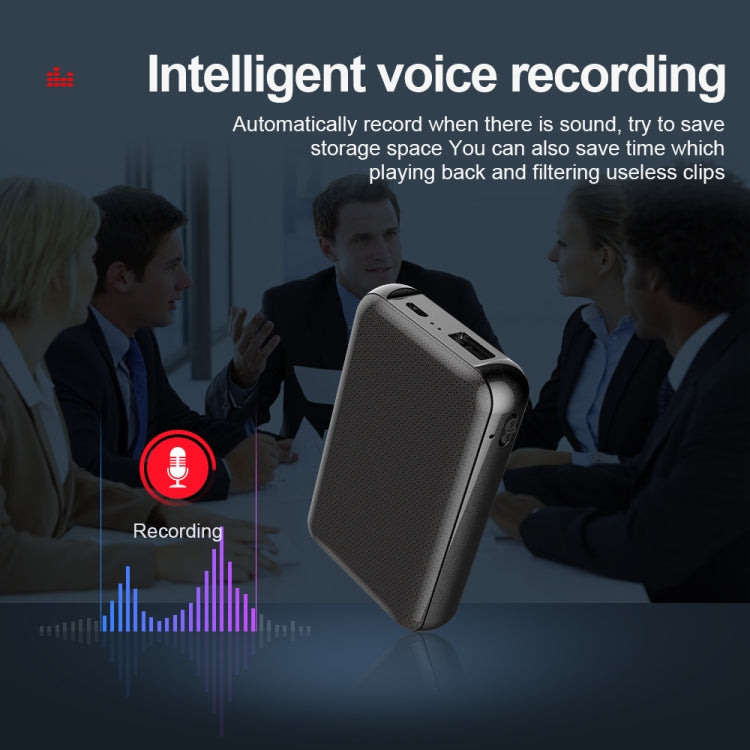 JNN Q75 Magnetic Power Bank Smart Voice Recorder, 4GB, 8GB, 16GB, 32GB, 64GB
