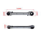 13pcs / Set Air Conditioning Valve Core Disassembly Tool with Rrepair Wrench & Valve Core, CP-4339