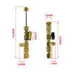 13pcs / Set Air Conditioning Valve Core Disassembly Tool with Rrepair Wrench & Valve Core, CP-4339