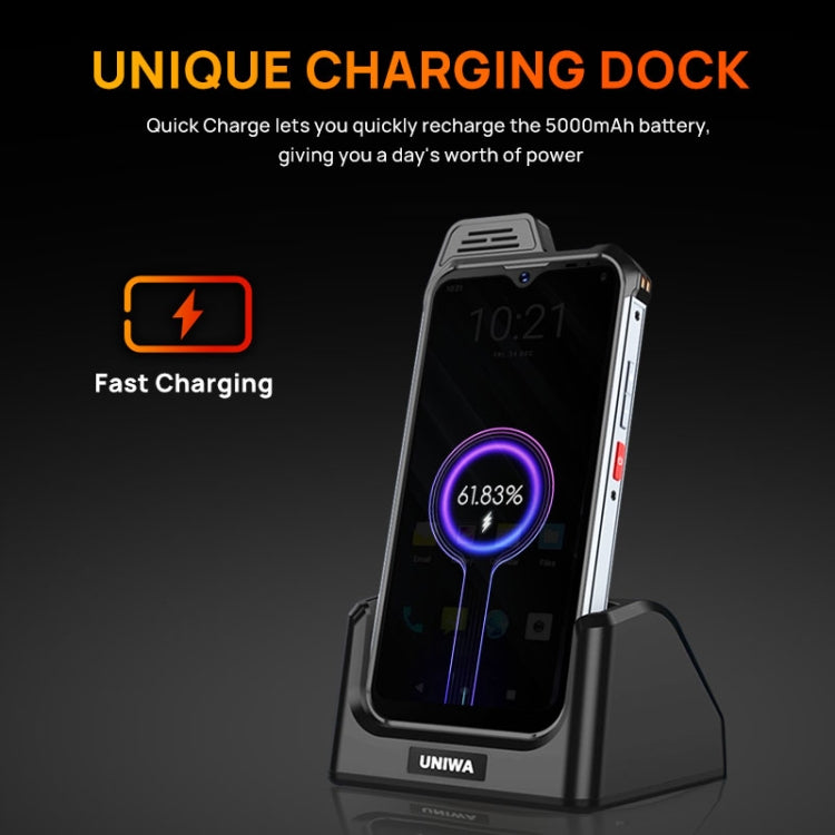 UNIWA W888 HD+ Rugged Phone, 6.3 inch Android 11 Mediatek MT6765 Helio P35 Octa Core up to 2.3GHz, NFC, OTG, Network: 4G, W888 HD+, 4GB+64GB