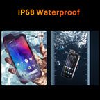 UNIWA W888 HD+ Rugged Phone, 6.3 inch Android 11 Mediatek MT6765 Helio P35 Octa Core up to 2.3GHz, NFC, OTG, Network: 4G, W888 HD+, 4GB+64GB
