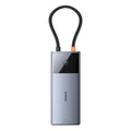 Baseus Metal Gleam Series II 6 in 1 Type-C to 1xHDMI+2xType-C+2xUSB+1xRJ45 HUB Docking Station, BS-OH099