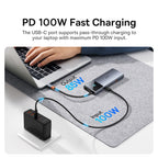 Baseus Metal Gleam Series II 6 in 1 Type-C to 1xHDMI+2xType-C+2xUSB+1xRJ45 HUB Docking Station, BS-OH099