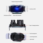 D7 Infrared lnduction Wireless Fast Charging Air Outlet Car Holder