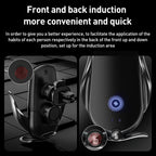 M1 Electric Opening/Closing Wireless Fast Charging Air Outlet Car Holder