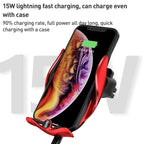 M1 Electric Opening/Closing Wireless Fast Charging Air Outlet Car Holder