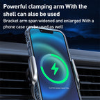 Q3S Infrared lnduction Wireless Fast Charging Air Outlet Car Holder