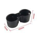 A8600-02 For Tester Model 3 / Y Car Center Console Storage Silicone Water Cup Holder, A8600-02