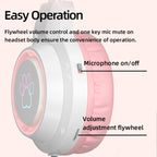 G35 Cute Cat RGB Head-mounted Wired Gaming Earphone