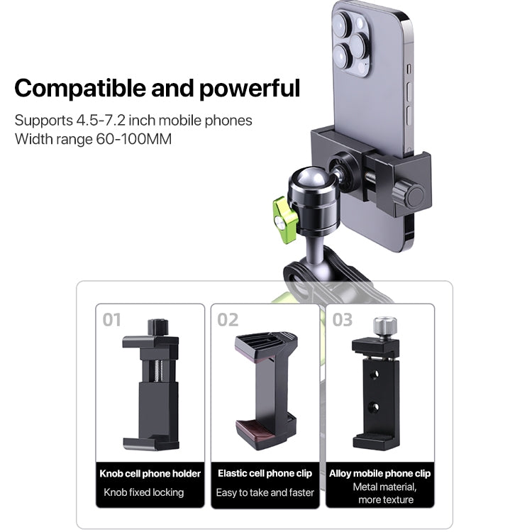 Single Suction Cup Pea Clamp Arm Holder, 23cm with Knob Phone Clamp, 33cm with Knob Phone Clamp, 23cm with Elastic Phone Clamp, 33cm with Elastic Phone Clamp, 23cm with Metal Phone Clamp, 33cm with Metal Phone Clamp