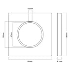 86mm Gray Aluminum Wire Drawing LED Switch Panel, One Billing Control, One Open Dual Control, Two Billing Control, Two Open Dual Control, Triple Billing Control, Triple Open Dual Control, Four Open Dual Control, One Open Multiple Control, Computer Sock...