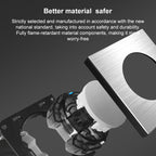 86mm Gray Aluminum Wire Drawing LED Switch Panel, One Billing Control, One Open Dual Control, Two Billing Control, Two Open Dual Control, Triple Billing Control, Triple Open Dual Control, Four Open Dual Control, One Open Multiple Control, Computer Sock...