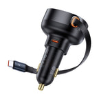 Baseus Tuxiang Pro 60W 2 in 1 Dual Type-C Interface Car Charger