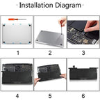 Battery Replacement, A1527 5263mAh, A1953 7336mAh, A1964 5086mAh, A1819  4314mAh, A1494 8440mAh, A1582 6559mAh, A1493 6330mAh, A2113 8790mAh, A1713 4781mAh, A1437 6600mAh, A1618 8755mAh, A1417 8440mAh, A1322 6000mAh, A1382 7200mAh, A2171 7200mAh       ...