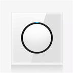 86mm Round LED Tempered Glass Switch Panel, White Round Glass, One Open Dual Control, Two Open Dual Control, Three Billing Control, Three Open Dual Control, Four Billing Control, Four Open Dual Control, One Open Multiple Control, Telephone Socket      ...