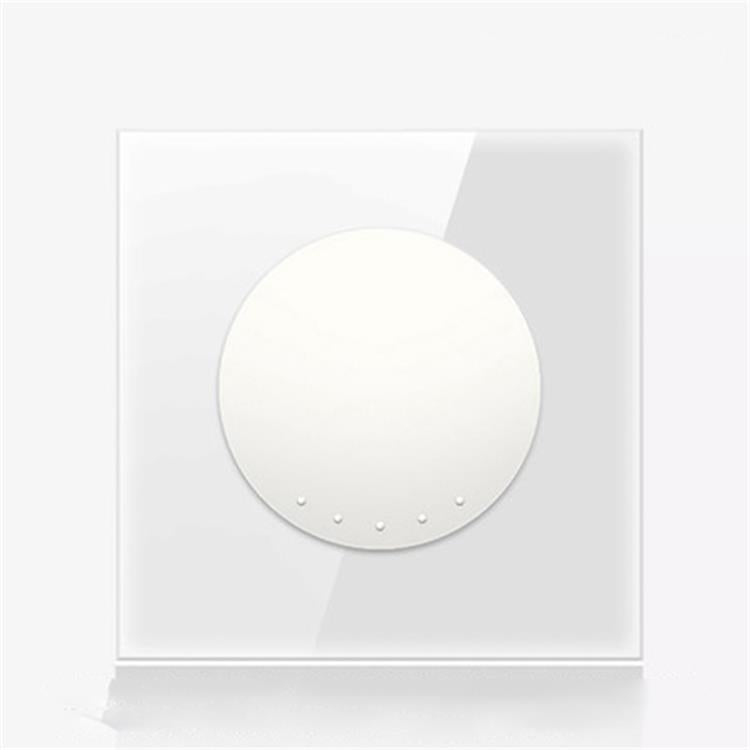 86mm Round LED Tempered Glass Switch Panel, White Round Glass, One Open Dual Control, Two Open Dual Control, Three Billing Control, Three Open Dual Control, Four Billing Control, Four Open Dual Control, One Open Multiple Control, Telephone Socket      ...