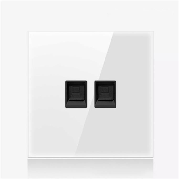 86mm Round LED Tempered Glass Switch Panel, White Round Glass, One Open Dual Control, Two Open Dual Control, Three Billing Control, Three Open Dual Control, Four Billing Control, Four Open Dual Control, One Open Multiple Control, Telephone Socket      ...