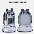 CADeN W9 Travel Lens Pouch Bag Drone Camera Backpack Bag