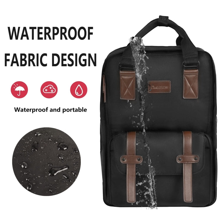 Cwatcun D78 Camera Laptop Backpack Bag, With Detachable Insert Camera Case