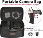 Cwatcun D78 Camera Laptop Backpack Bag, With Detachable Insert Camera Case