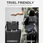 Cwatcun D85 Camera Bag Side Quick Access Camera Messenger Case Waterproof Bag, 30 x 15 x 24cm Small, 32 x 14 x 24cm Medium, 36.5 x 17 x 26cm Large, 40 x 17 x 30cm XL