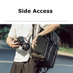 Cwatcun D86 Camera Backpack DSLR Mirrorless Camera Waterproof Bag, 28 x 15 x41cm Small