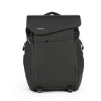 Cwatcun D89 Camera Backpack Waterproof Leather Film 15.6 Laptop Sleeve Bag, 43.5 x 33 x 22.5cm