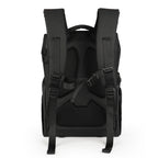 Cwatcun D89 Camera Backpack Waterproof Leather Film 15.6 Laptop Sleeve Bag, 43.5 x 33 x 22.5cm