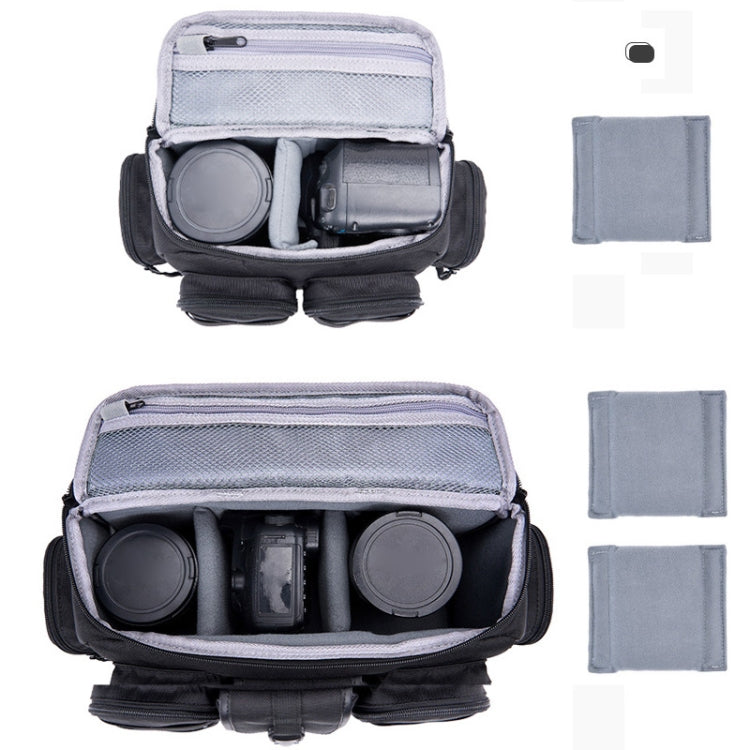 Cwatcun D96 Waist Camera Bag Sling Shoulder Camera Bag, 29.5 x 17.5 x 18cm, 40 x 20 x 22cm