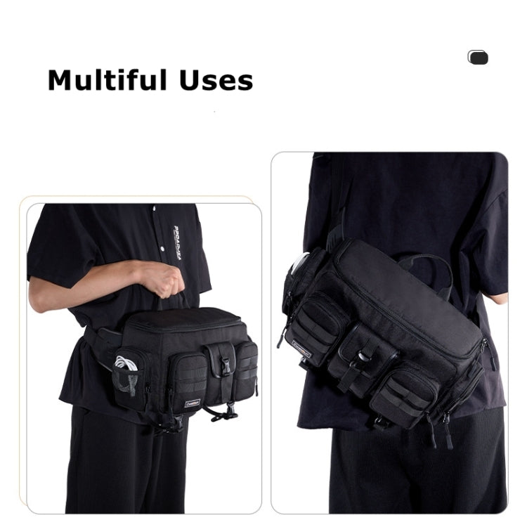 Cwatcun D96 Waist Camera Bag Sling Shoulder Camera Bag, 29.5 x 17.5 x 18cm, 40 x 20 x 22cm