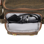 Cwatcun N1 Retro Multifunctional Canvas Waterproof Digital Camera Photography Bag, 18 x 12.5 x 21cm Beige, 18 x 12.5 x 21cm Coffee, 22.5 x 14.5 x 27cm Beige, 22.5 x 14.5 x 27cm Coffee, 29 x 14.5 x 22cm Coffee