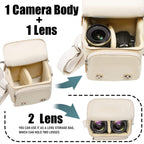 Cwatcun N1 Retro Multifunctional Canvas Waterproof Digital Camera Photography Bag, 18 x 12.5 x 21cm Beige, 18 x 12.5 x 21cm Coffee, 22.5 x 14.5 x 27cm Beige, 22.5 x 14.5 x 27cm Coffee, 29 x 14.5 x 22cm Coffee