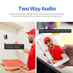 ESCAM C87 1080P 4.3 inch Smart WiFi Digital Door Viewer Supports Wide-Angle PIR & Night Vision & Dingdong Photo, C87