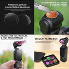 For DJI OSMO Pocket 3 Sunnylife Camera Lens Magnetic Metal Filter, MCUV, ND8, ND16, ND32, ND64, ND256, ND8PL, ND16PL, ND32PL, ND64PL, CPL, 3 in 1 CPL ND8/16, 3 in 1 ND16/64/256, 4 in 1 ND8/16/32/64, 4 in 1 ND8/16/32/64PL, 4 in 1 MCUV CPL ND32/64       ...