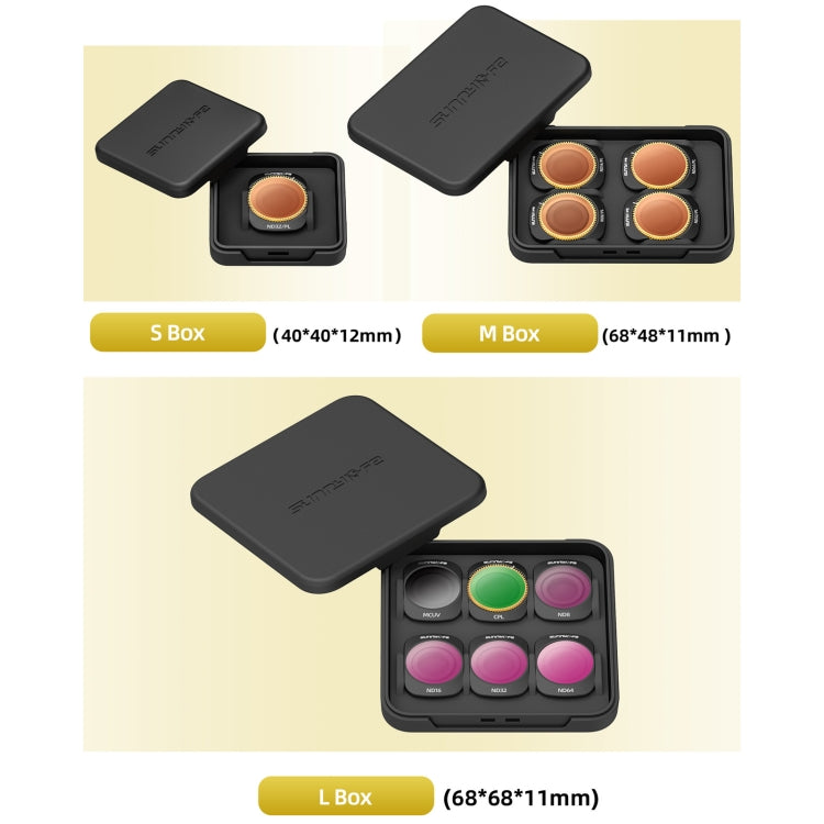 For DJI OSMO Pocket 3 Sunnylife Camera Lens Magnetic Metal Filter, MCUV, ND8, ND16, ND32, ND64, ND256, ND8PL, ND16PL, ND32PL, ND64PL, CPL, 3 in 1 CPL ND8/16, 3 in 1 ND16/64/256, 4 in 1 ND8/16/32/64, 4 in 1 ND8/16/32/64PL, 4 in 1 MCUV CPL ND32/64       ...