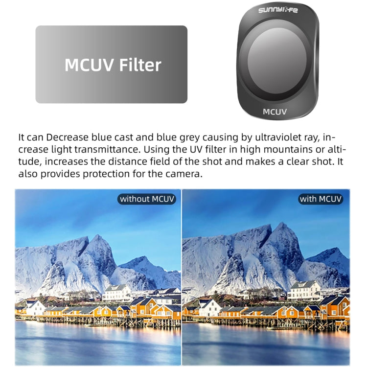For DJI OSMO Pocket 3 Sunnylife Camera Lens Magnetic Metal Filter, MCUV, ND8, ND16, ND32, ND64, ND256, ND8PL, ND16PL, ND32PL, ND64PL, CPL, 3 in 1 CPL ND8/16, 3 in 1 ND16/64/256, 4 in 1 ND8/16/32/64, 4 in 1 ND8/16/32/64PL, 4 in 1 MCUV CPL ND32/64       ...