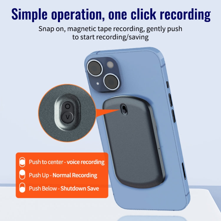 JNN A1 Strong Magnetic Mobile Call Voice Recorder, 4GB, 8GB, 16GB, 32GB, 64GB