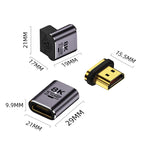 8K 60Hz HDTV to HDTV Magnetic Adapter, Male Straight Female Side Right Bend, Male Straight Female Side Left Bend, 3D Curved Female Vertical Reverse Side, 3D Curved Female Vertical Front Side, Straight