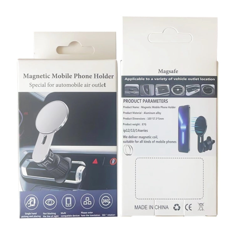 360 Degree Rotating Car Air Outlet Magnetic Phone Holder