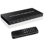 NK-E80 4K 30Hz 8 In 1 Out HDMI 8-way Screen Splitter KVM Switch, EU Plug, US Plug, UK Plug, AU Plug