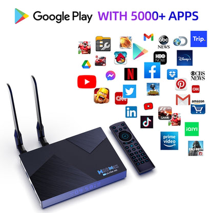 H96 Max V58 Android 12.0 Smart TV Box, Quad-core Cortex-A76 and Quad-core Cortex-A55, 8GB+64GB