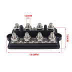 CP-4063 Double Row M10 Power Distribution Block Terminal Studs with Terminals, CP-4063