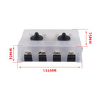 CP-4065 Double Row M8 Power Distribution Block Terminal Studs with Terminals, CP-4065